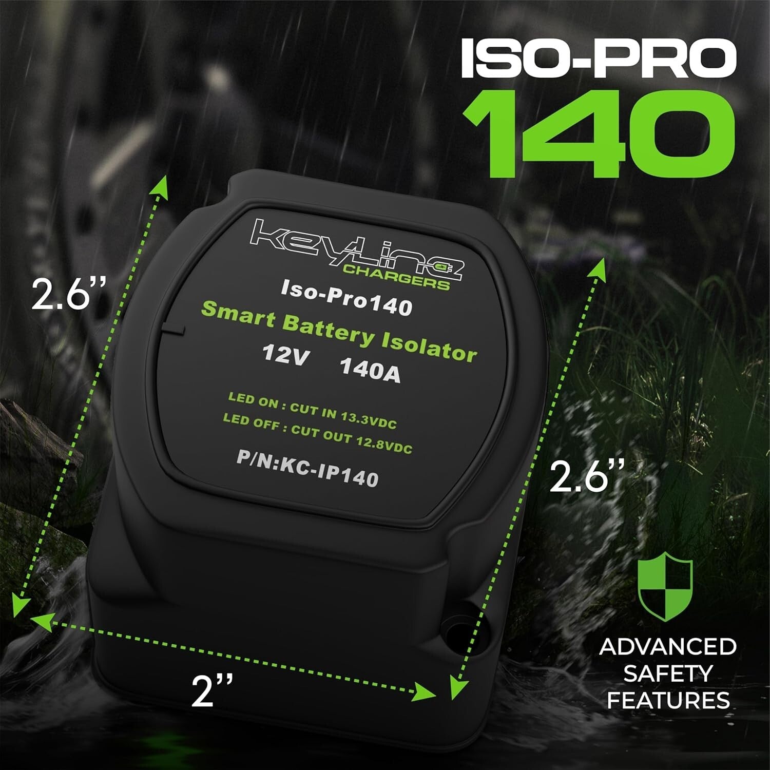 Complete 12V Dual Battery Kit - 140 Amp Relay, Easy DIY Installation Included