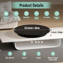Load image into Gallery viewer, Heavy-Duty 23.6" Rotating Display Stand with Remote and Multi-Color Backgrounds