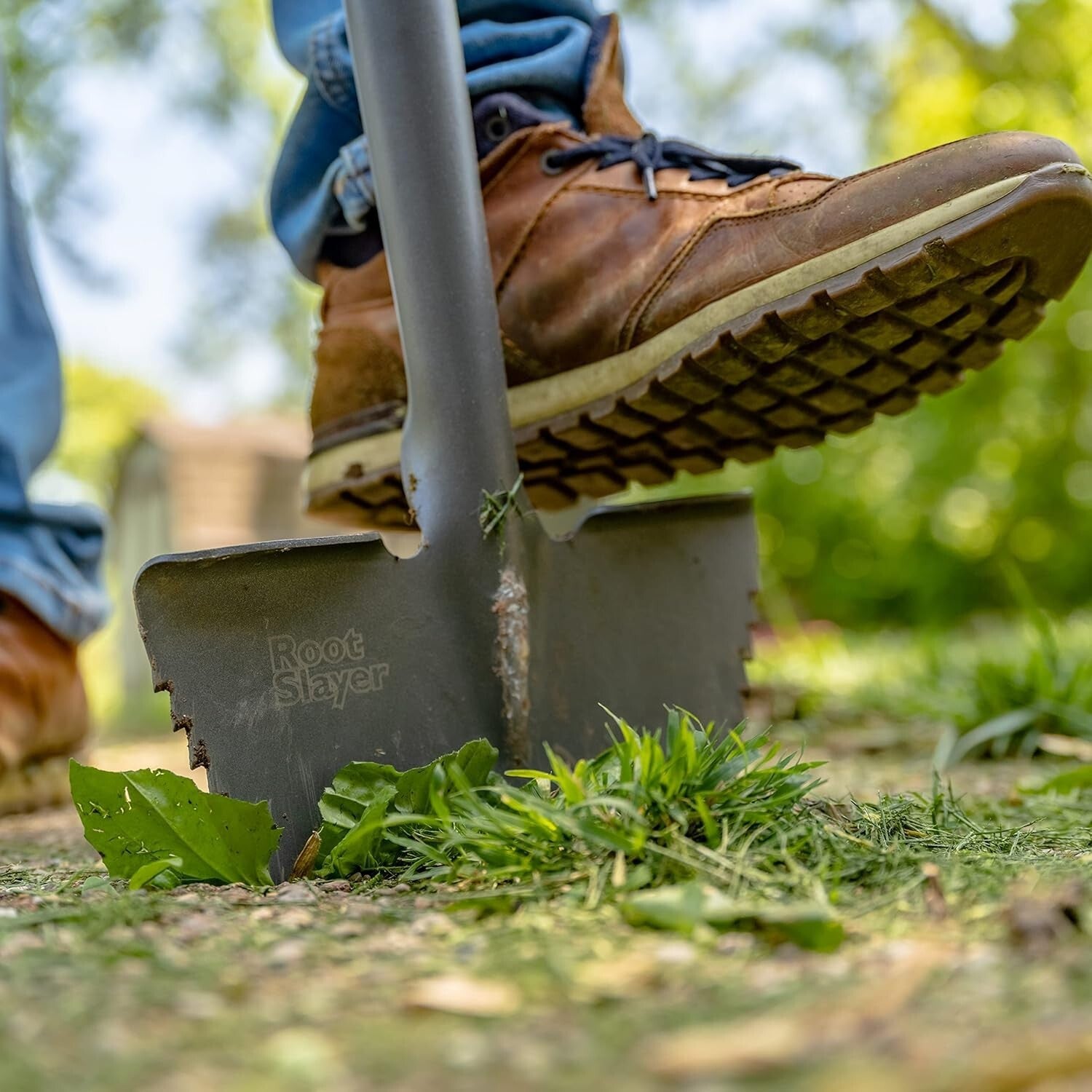 Effortless Garden Borders with Root Slayer Edger - Precision Cutting Tool