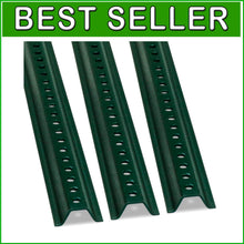 Load image into Gallery viewer, Pre-Drilled 6' U-Channel Sign Post Pack of 3 - Ideal for Easy Installation