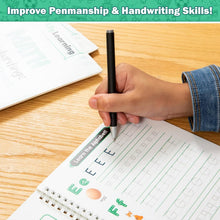 Load image into Gallery viewer, Educational Handwriting Kit - Fun Practice Workbooks with Magical Ink for Kids