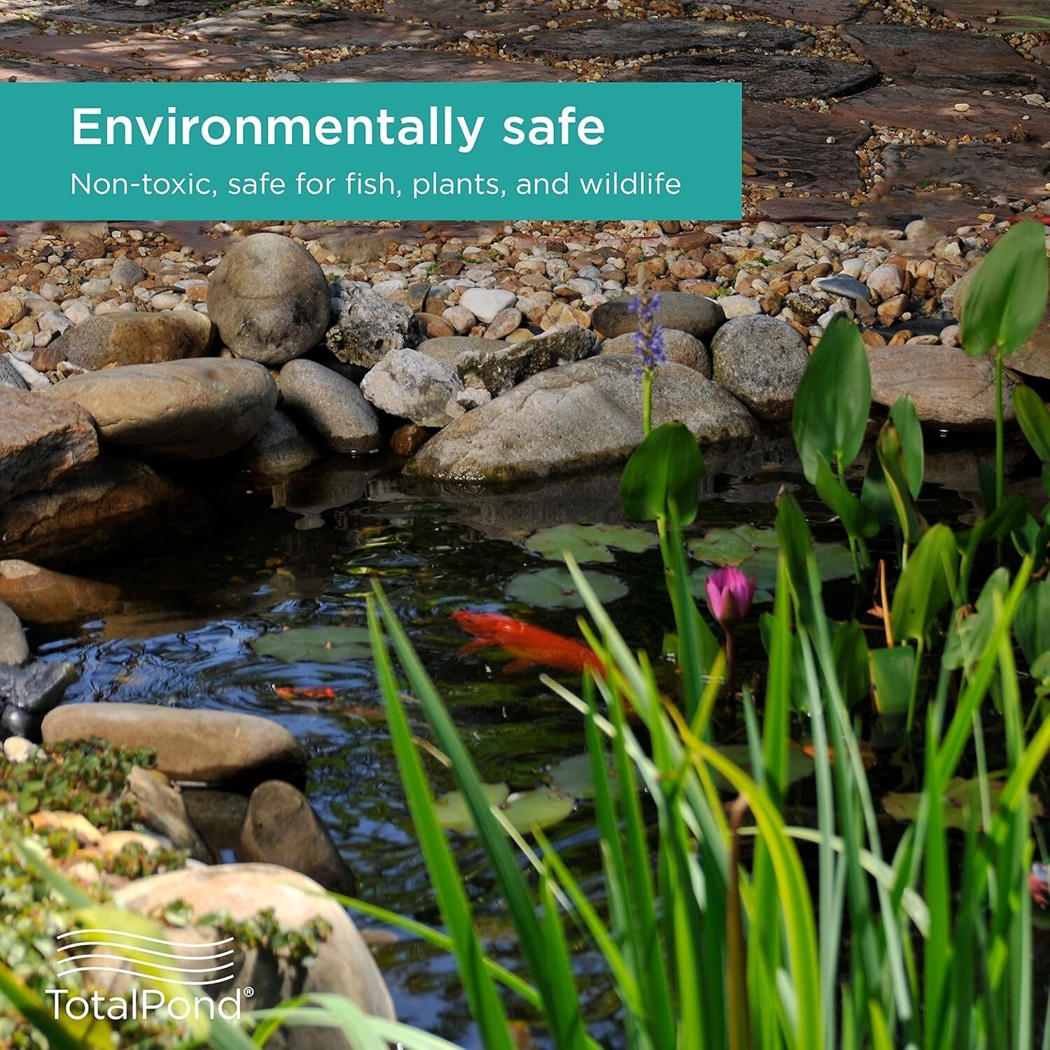 Flexible 7 ft x 10 ft Pond Liner with Reinforced Mesh for Small Water Features