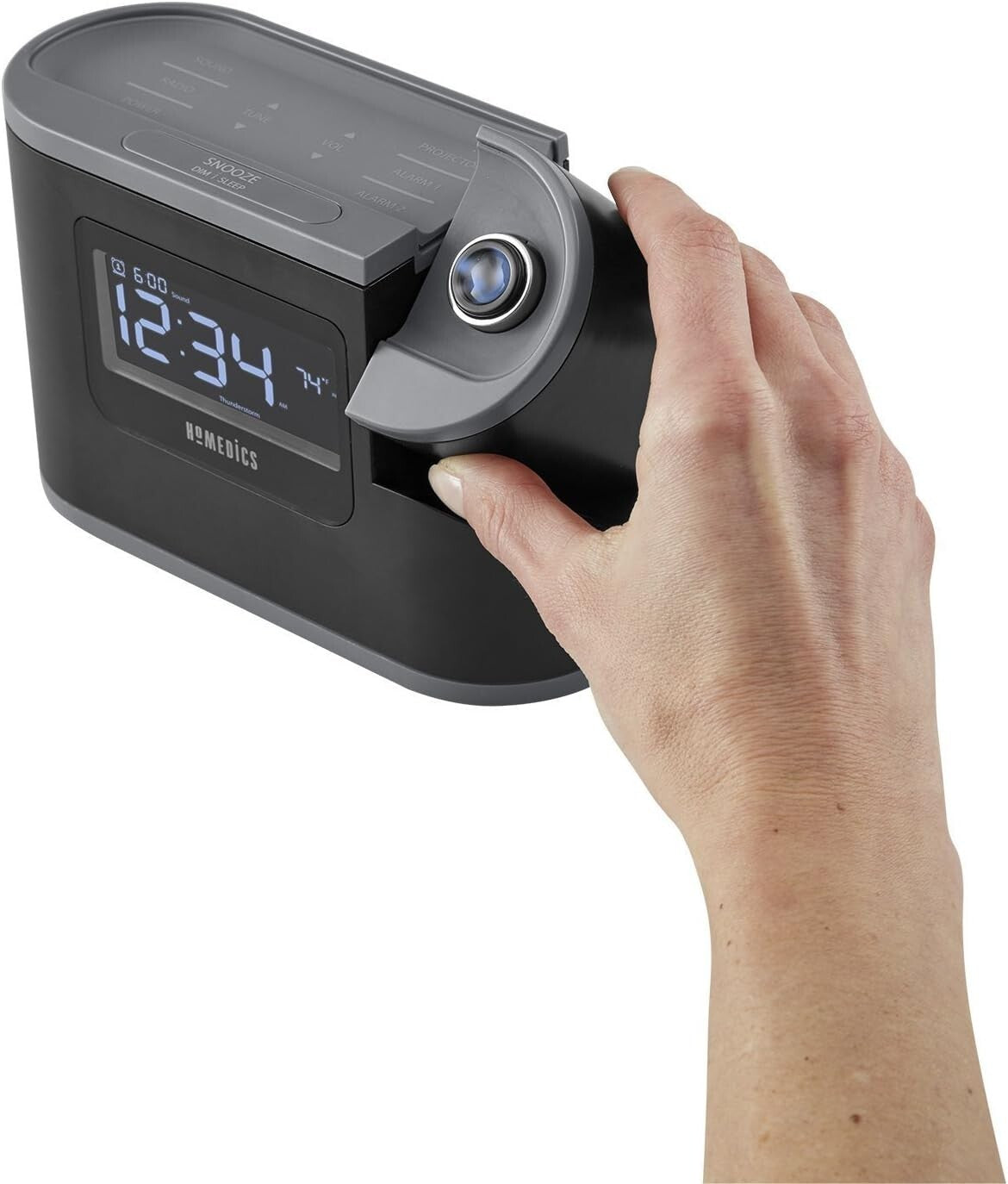 6-in-1 SoundSleep Recharged Alarm Clock & White Noise Machine for Peaceful Rest