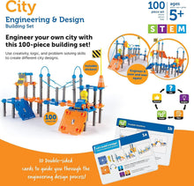 Load image into Gallery viewer, City Engineering and Design Building Set - 100 Pieces for Young Innovators