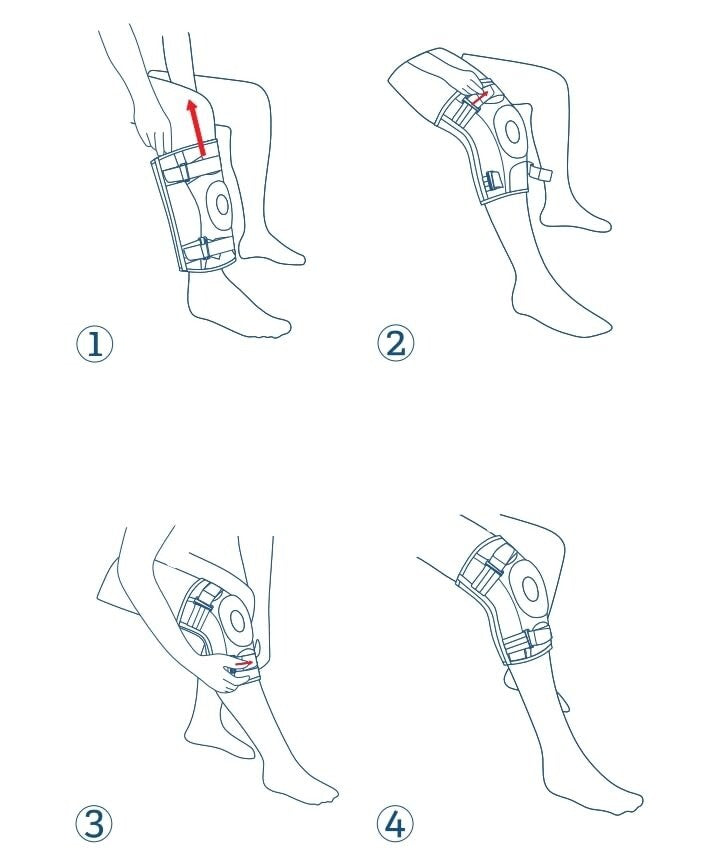 Adjustable Professional Knee Brace - Fast Pain Relief for Arthritis & Sports