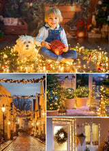 Load image into Gallery viewer, 144FT Solar String Lights Outdoor, 400 LED with 8 Modes - Waterproof &amp; Flexible