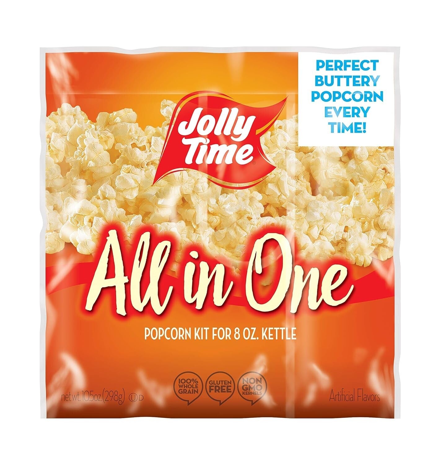 Easy Movie Theater Popcorn Kit - Pre-Measured 6oz, 8oz, 12oz Sizes (Pack of 24)