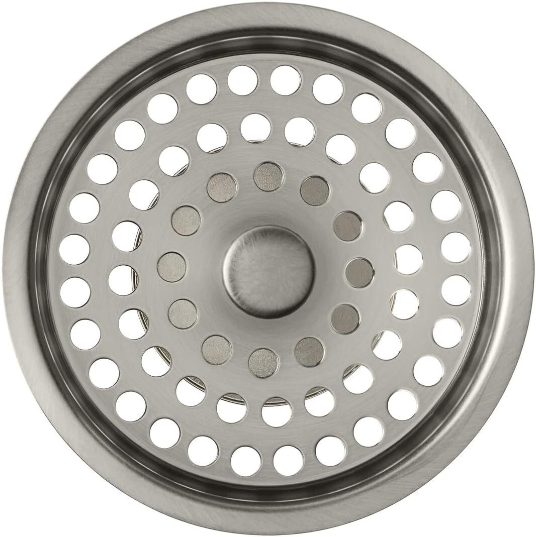 Premium Removable Duostrainer Sink Strainer Basket in Vibrant Brushed Nickel
