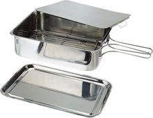 Load image into Gallery viewer, Multi-Functional Stovetop Smoker - 14.5" Stainless Steel for Flavor Lovers