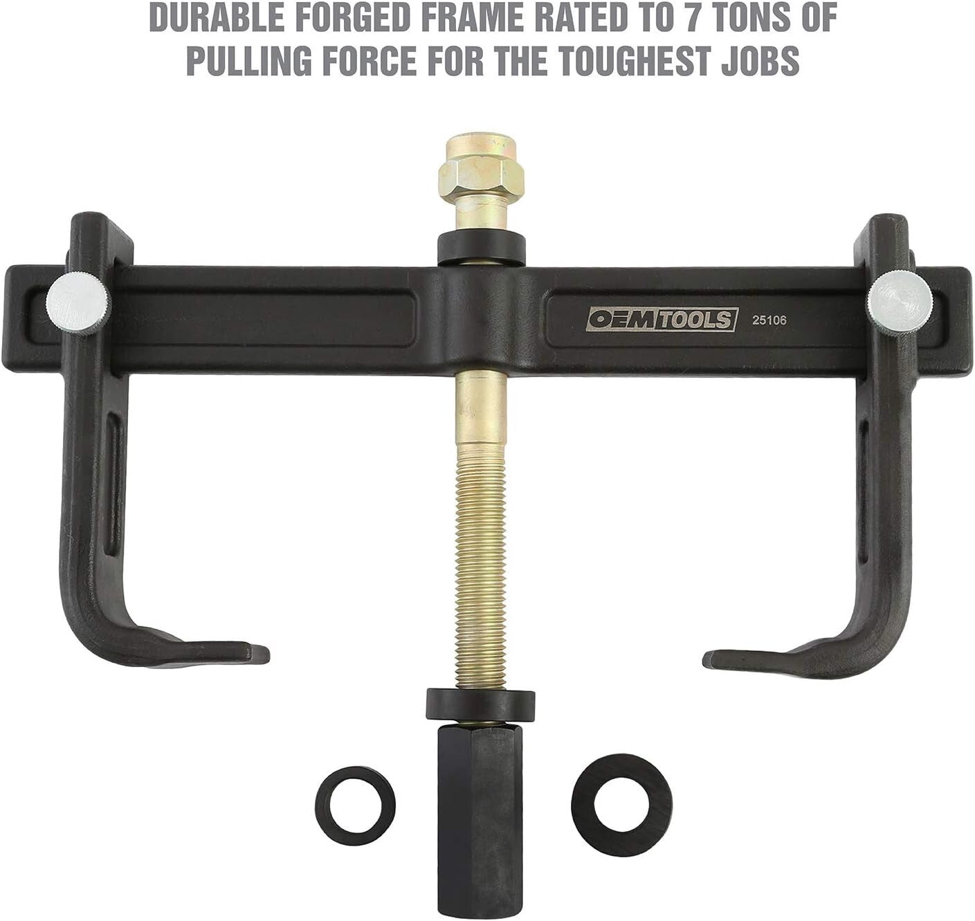 7-Ton Heavy Duty Brake Drum Puller & Rotor Removal Tool for Impact Wrenches