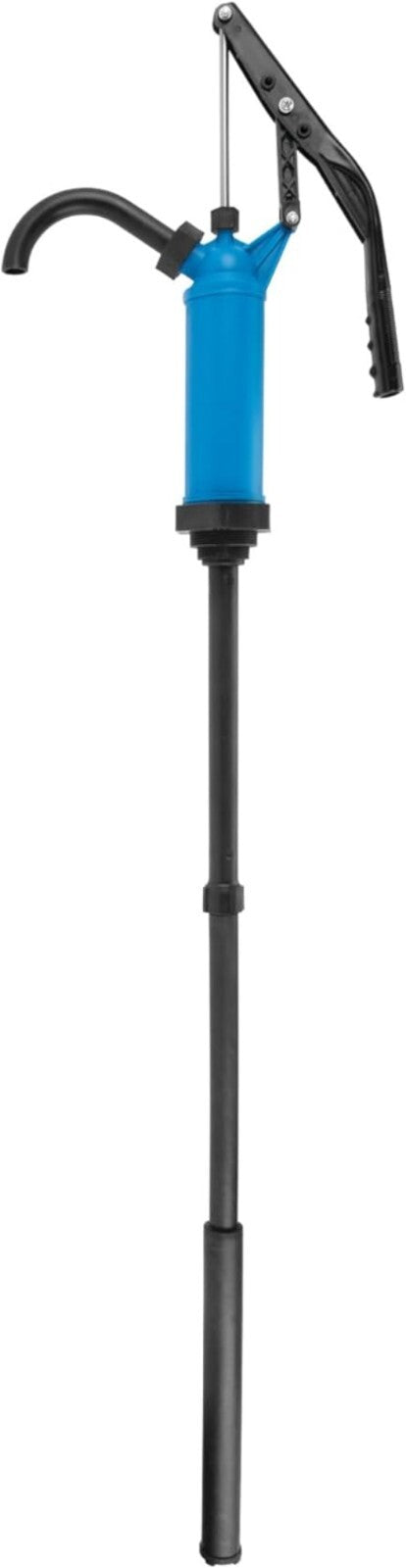 Ergonomic Blue Barrel Pump for 15 to 55 Gallon Drums - Dispenses 9 Oz per Stroke