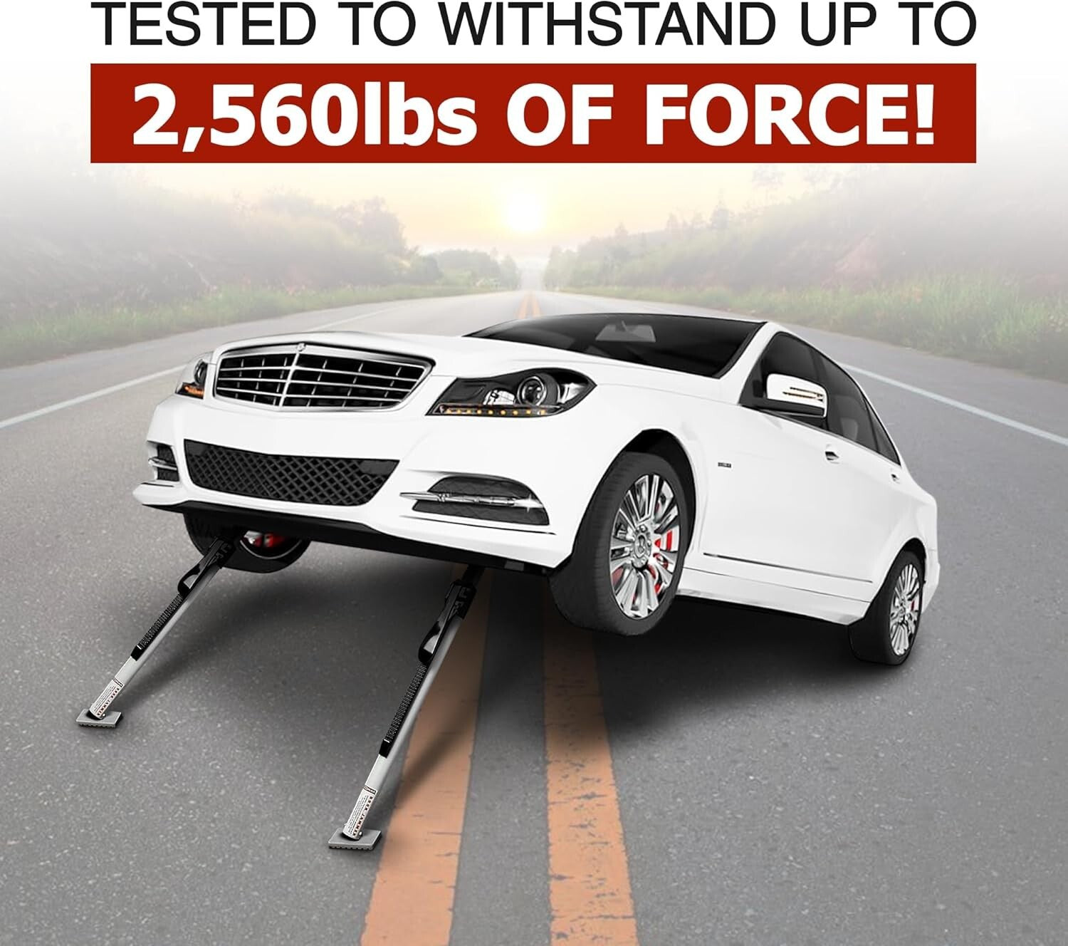 Stylish Powder-Coated Door Jammer - Maximum Force Resistance for Every Door