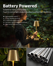 Load image into Gallery viewer, Versatile Cordless Desk Lamp with USB Charging - Perfect for Home and Outdoor