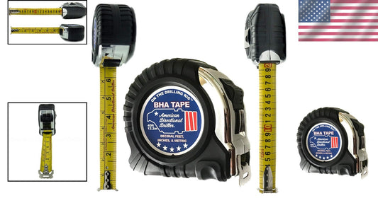 Precision 40-Foot Measuring Tape: Extra Wide Blade with Metric & Imperial Scales