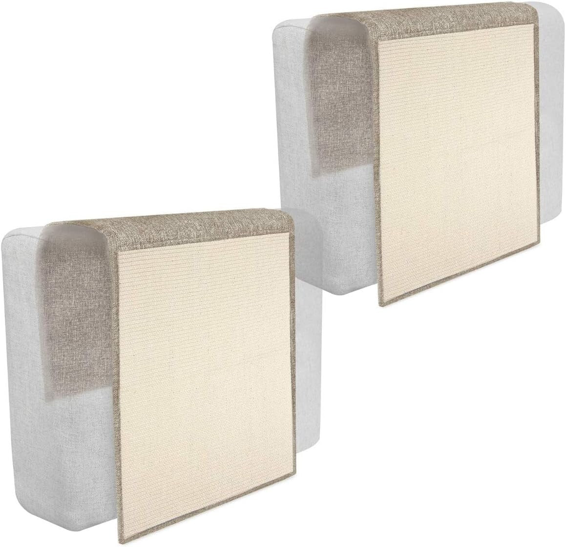 Durable Sisal Cat Scratch Mats - 51x17.7" Furniture Scratching Pads Set of 2