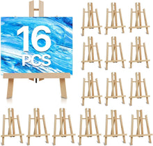 Load image into Gallery viewer, Versatile 16 Pack Tabletop Easels - Portable Art Stand for Kids &amp; Beginners