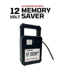 Load image into Gallery viewer, Compact 12V Memory Saver and Built-In Charger for Vehicle Maintenance - Black