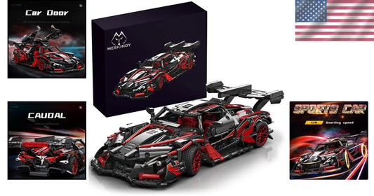 1:14 Scale Racing Car Model Building Set – Perfect Gift for Car Fans Ages 12+