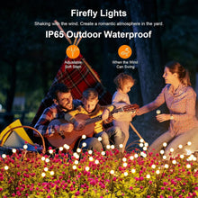 Load image into Gallery viewer, Waterproof Solar Firefly Lights – 12-Pack LED Garden Decor for All Occasions