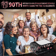 Load image into Gallery viewer, Charming 90th Birthday Throw Blanket - Rose Color, Ideal Keepsake for Her