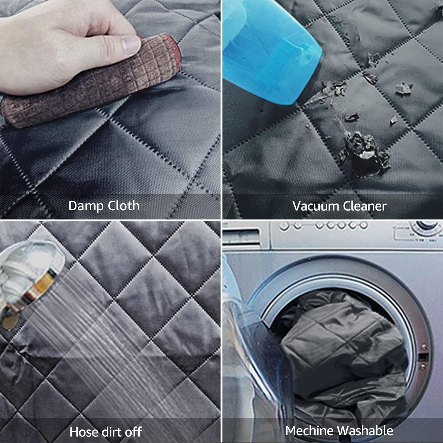 Lightweight Waterproof Dog Seat Cover with Side Flaps for Maximum Protection