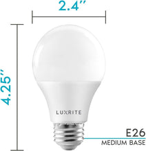 Load image into Gallery viewer, Energy Star Dimmable A19 LED Bulbs - 5000K Bright White, 1100 Lumens, 12 Pack