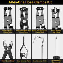 Load image into Gallery viewer, Versatile Hose Clamp Pliers Set with Storage Box for Maintenance and Repairs