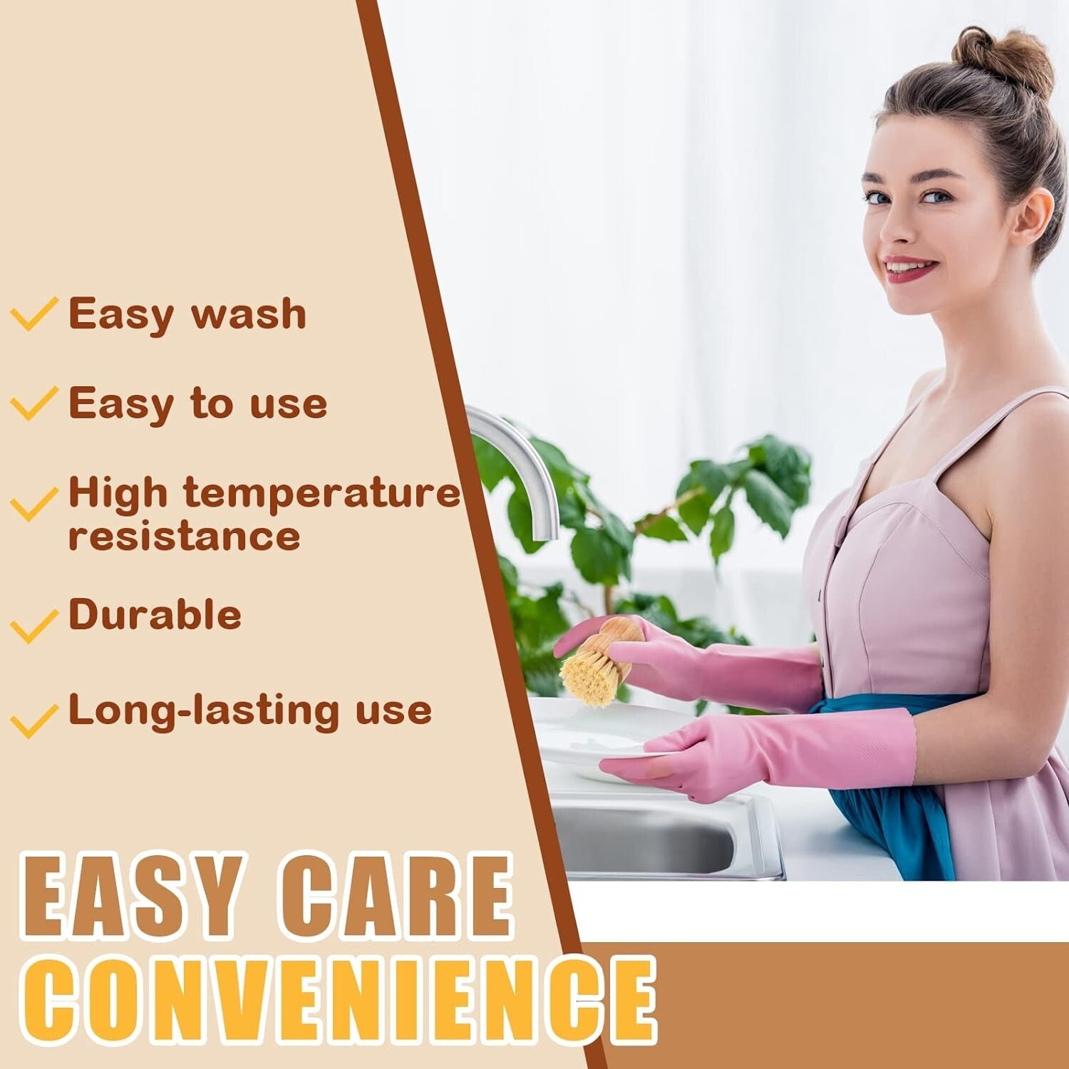 40-Pack Eco-Friendly Bamboo Dish Scrub Brushes with Sisal Bristles - Non-Scratch