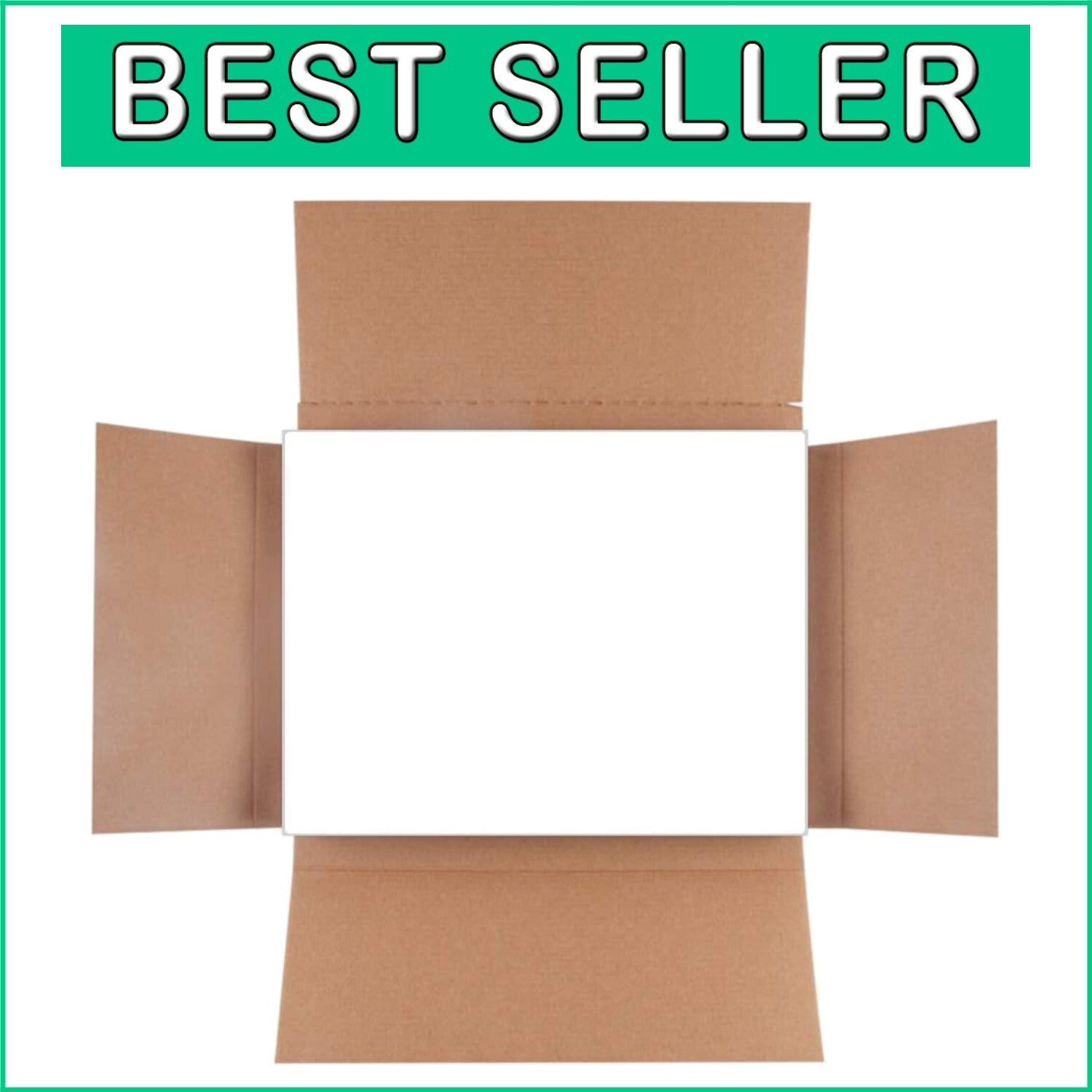 Full-Sheet White Adhesive Labels - 500 Sheets 8-1/2" x 11" for Laser & Inkjet