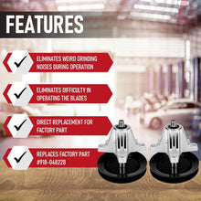 Load image into Gallery viewer, 2-Pack Replacement Spindle Assembly with Pulley for 42" Mowers - OEM Compatible