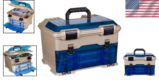 Outdoors Pro Multiloader Tackle Box - Portable Fishing Organizer with Zerust