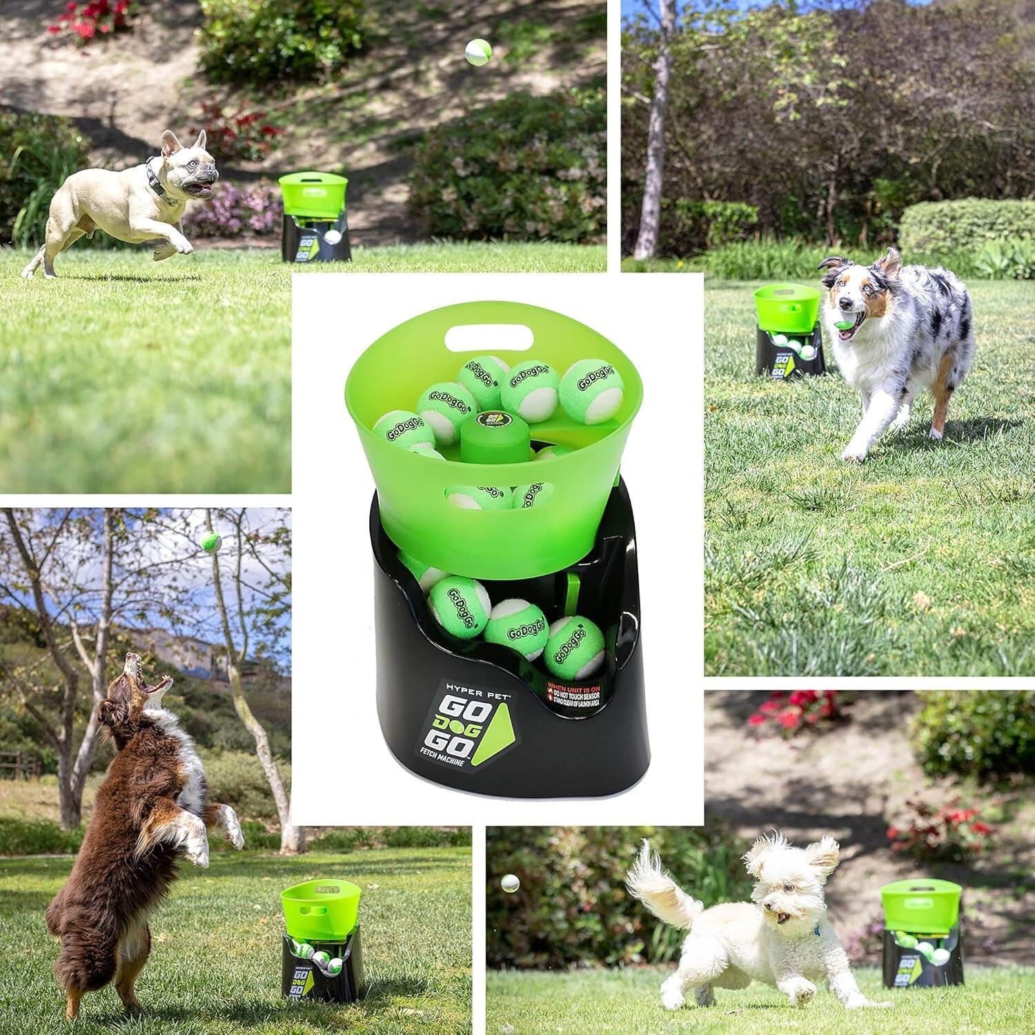 Interactive GoDogGo Fetch Machine: Automatic Dog Ball Launcher for Active Play