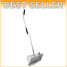 Load image into Gallery viewer, Ergonomic Sand Flea Rake with Sharp Teeth and Wide Basket - 16 &amp; 52 Inch Design