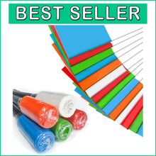 Load image into Gallery viewer, Vibrant 500 Pack Marking Flags - 5 Colors for Lawn, Garden &amp; Survey Applications