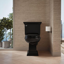 Load image into Gallery viewer, Sleek Black Toilet Seat with ReadyLatch for Effortless Cleaning &amp; Comfort