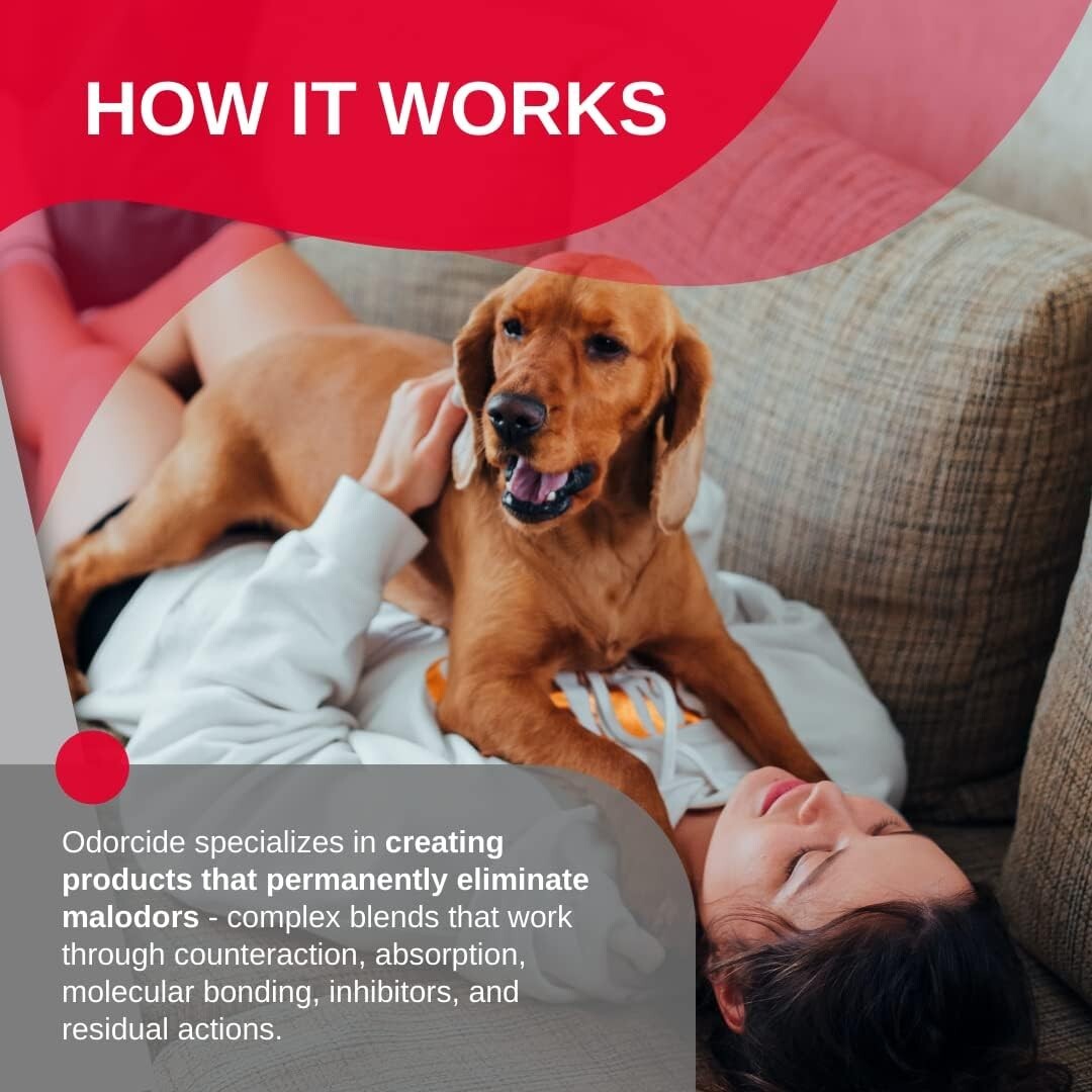 Multi-Surface 64 oz Odor Eliminator - Fast-Acting Formula Safe for Pets & Kids