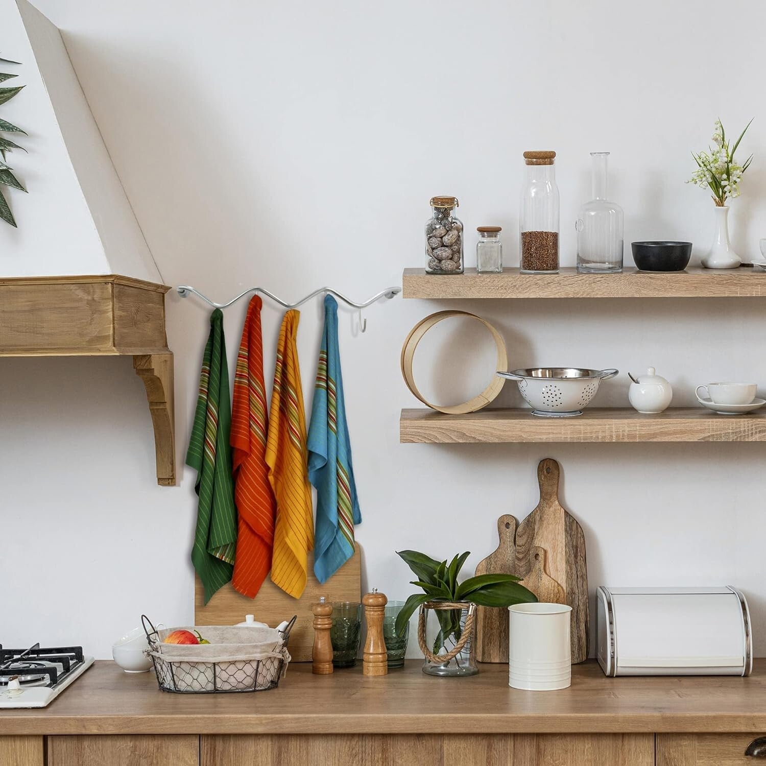 Eco-Friendly 100% Cotton Dish Towels - 12 Linen Hand Towels for Every Occasion