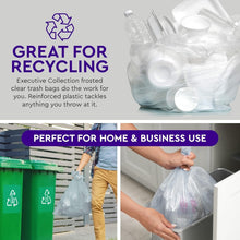 Load image into Gallery viewer, Reliable 12-16 Gallon Clear Garbage Bags, 950 Count - Smart and Strong Disposal