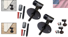 Load image into Gallery viewer, Classic Brass Door Stop 2 Pack - 3" Height Oil-Rubbed Bronze for Timeless Decor