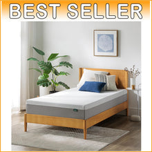Load image into Gallery viewer, Twin 8-Inch Ultima Memory Foam Mattress - Fresh Green Tea &amp; Charcoal Infusion