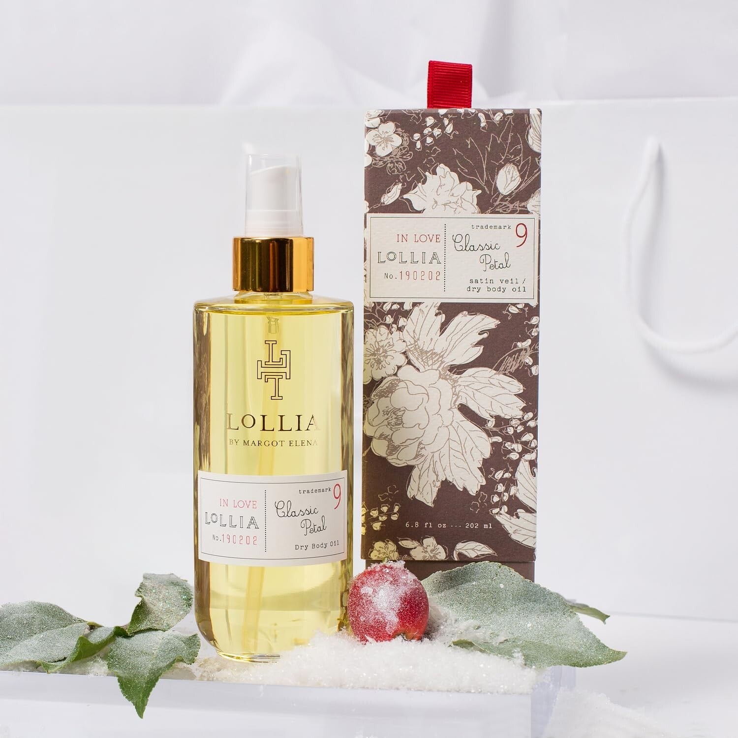 Classic Petal Infused Dry Body Oil 6.8 Fl. Oz – Hydrating Luxury for All Skin