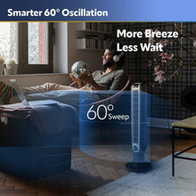 Load image into Gallery viewer, 3-Speed Oscillating Floor Fan with Timer &amp; Convenient Remote Control - Black