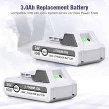 Load image into Gallery viewer, High-Capacity 24V Lithium-Ion Replacement Batteries for Snow Joe+Sun Joe