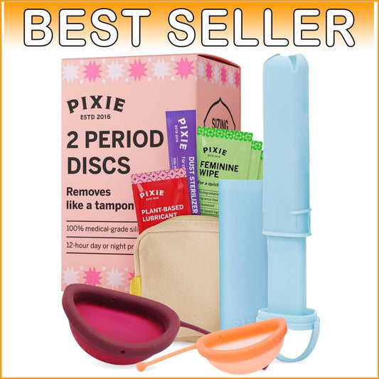 Beginner-Friendly Menstrual Disc Bundle with Tampon-Like Applicator - 100% Safe