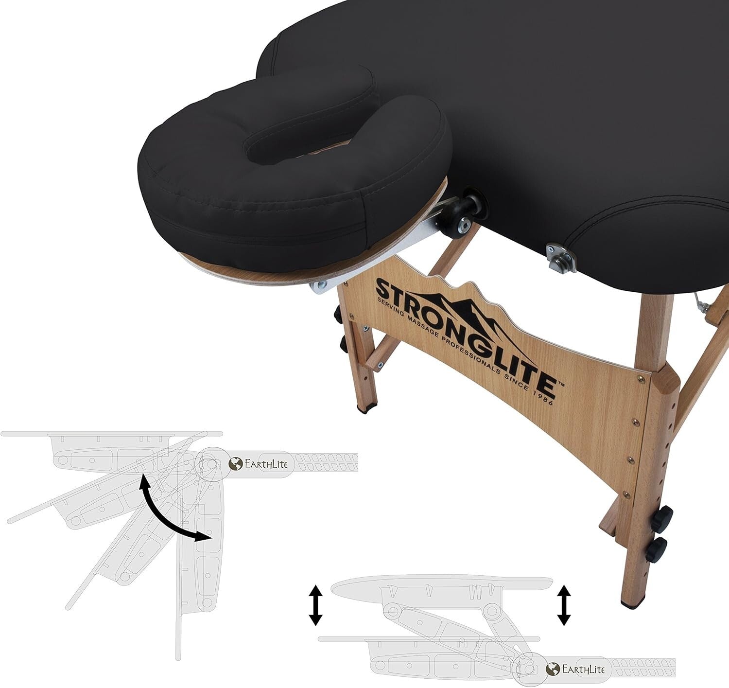 Lightweight All-In-One Massage Table Package - Includes Carrying Case & Bolster