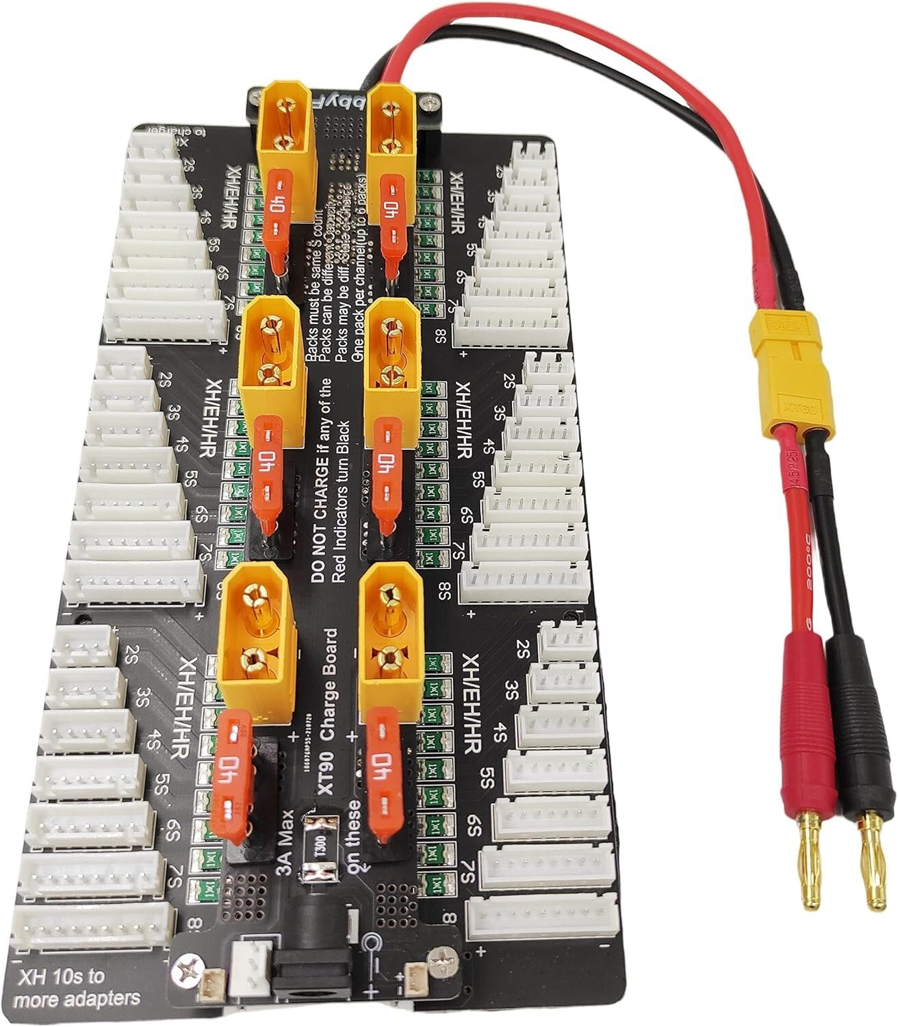 Versatile 2-8S Parallel Battery Charger Board with Superior Safety Protections