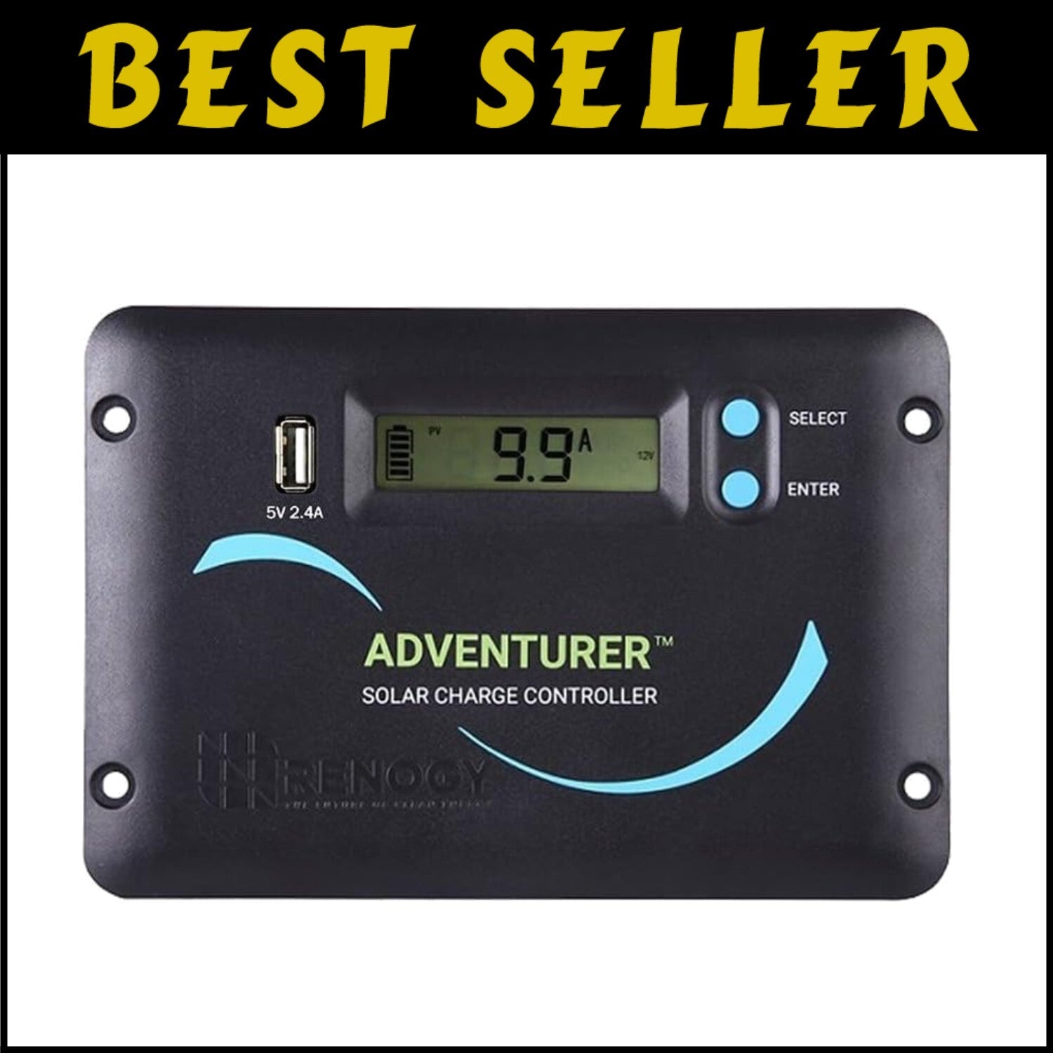 Smart 30A Solar Charge Controller - LCD Display & Bluetooth Monitoring Ready