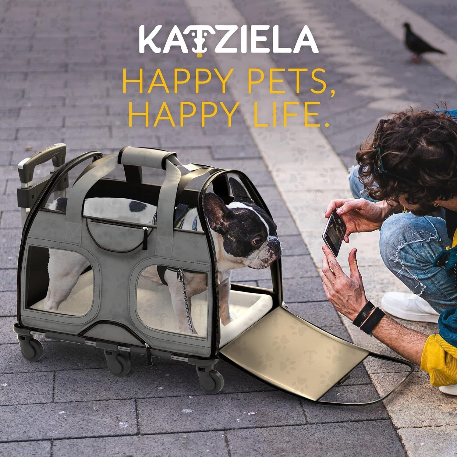 Spacious Modern Pet Carrier with Plush Removable Bed for Stress-Free Travel