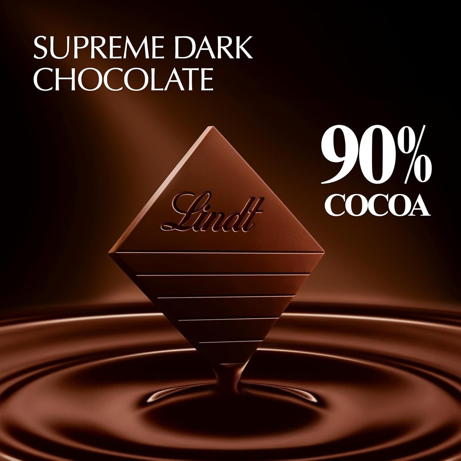 EXCELLENCE 90% Cocoa Dark Chocolate – Perfect for Pairing or Baking, 12 Bars