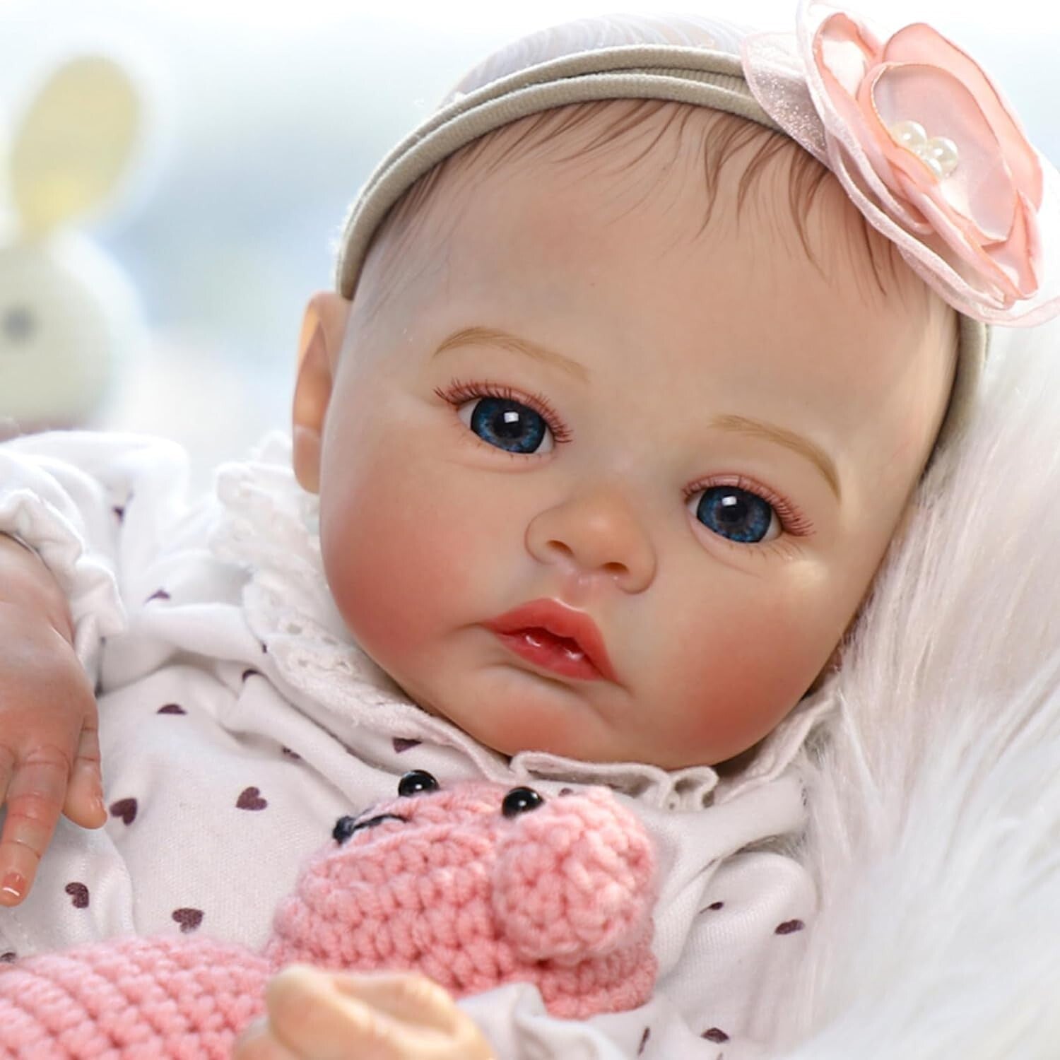 Lifelike 18-Inch Newborn Reborn Baby Doll Girl - Safe for Kids 3+ Gift Set